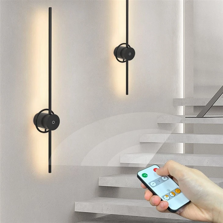 Luces de aplique que funcionan con pilas